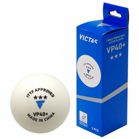 ヴィクタス VP40+ 3スター 3個入 015000 卓球 試合球 VICTAS