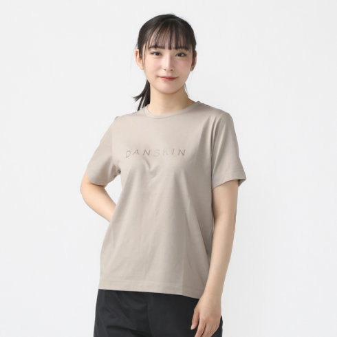 ダンスキン レディース フィットネス 半袖 Tシャツ PRINT S/S TEE 
