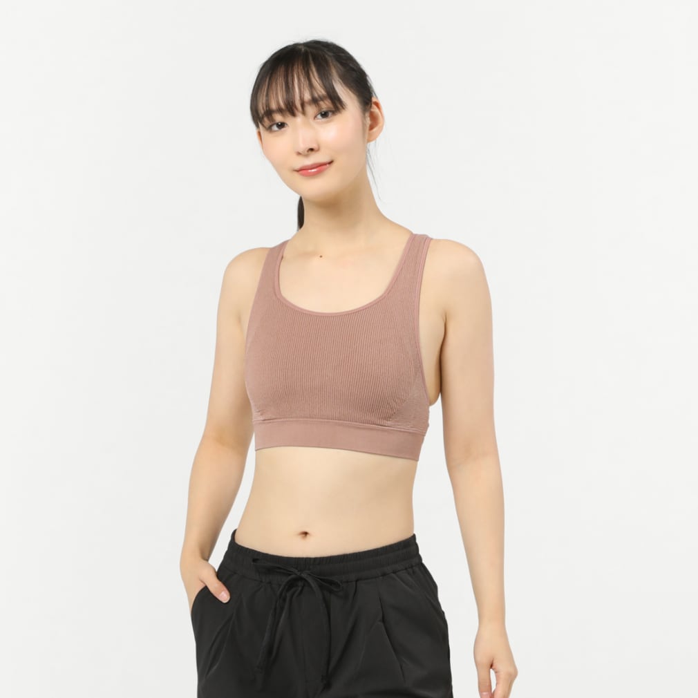 ダンスキン レディース フィットネス スポーツブラ STRETCH SUPPORT BRA ストレッチサポートブラ DA123905 PD ：  コーラル DANSKIN