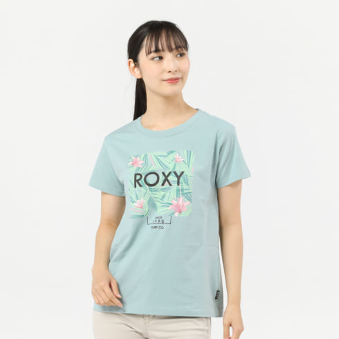 2023春夏 ロキシー レディース サーフ 半袖Tシャツ BOX BOTANICAL TEE