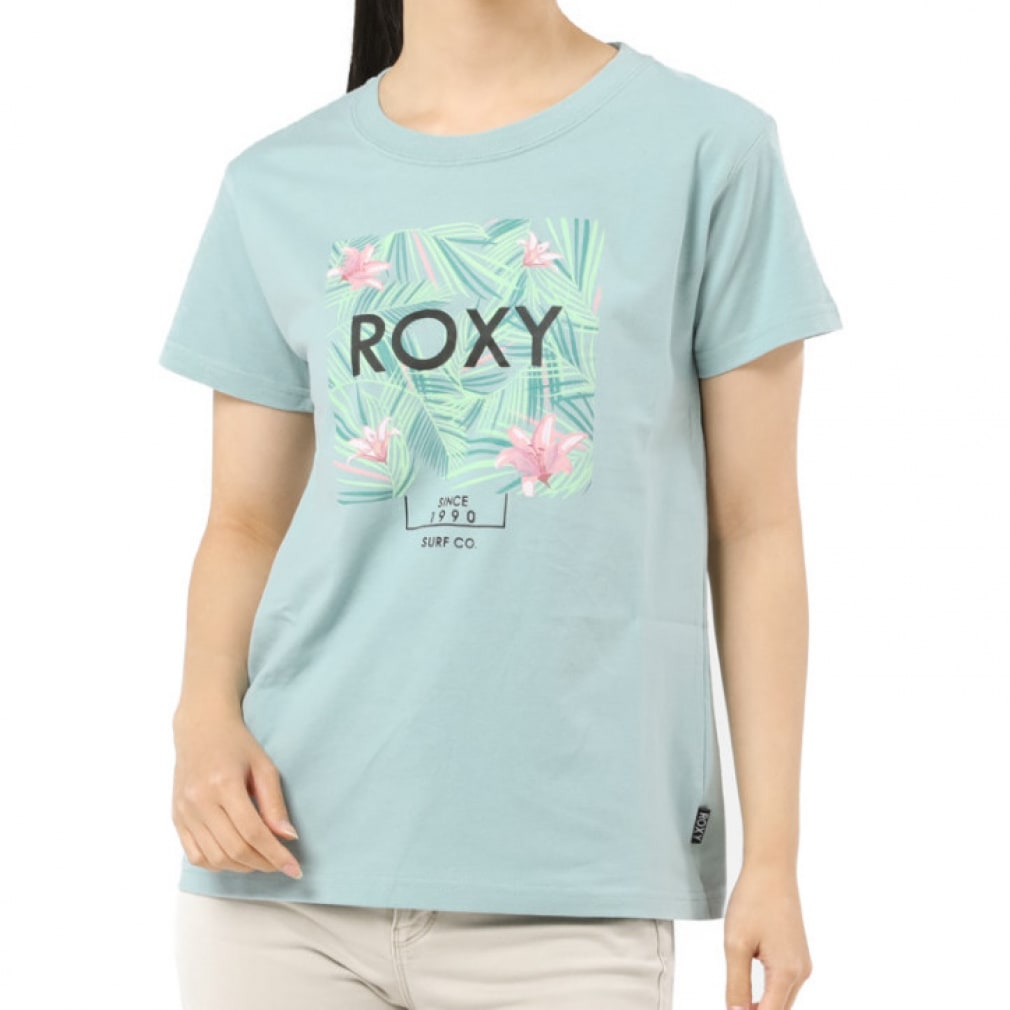 2023春夏 ロキシー レディース サーフ 半袖Tシャツ BOX BOTANICAL TEE