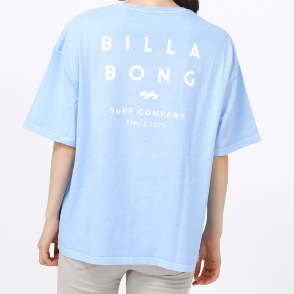 ビラボン レディース サーフ 半袖Tシャツ BIG CLEAN LOGO TEE BC013214