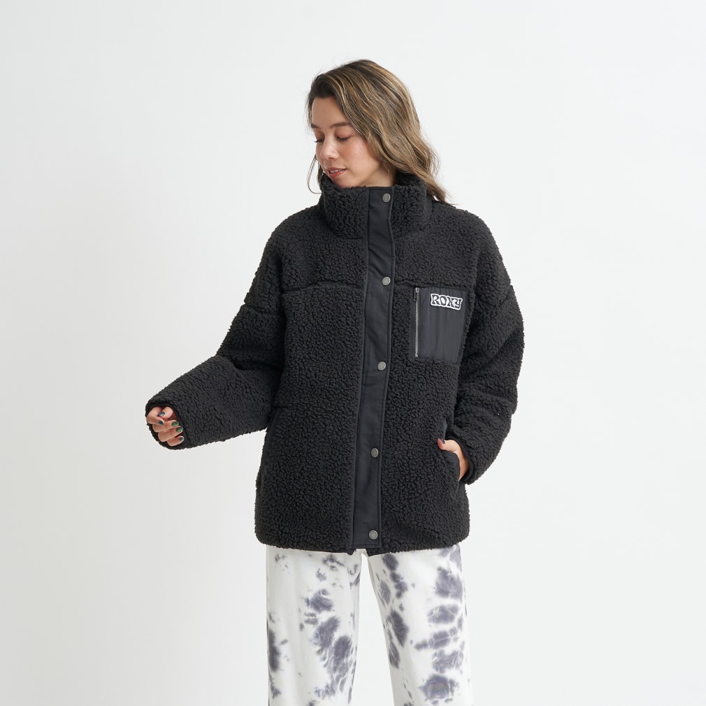 ロキシー レディース サーフ フリースジャケット UPON US ZIP RJK234014 ROXY