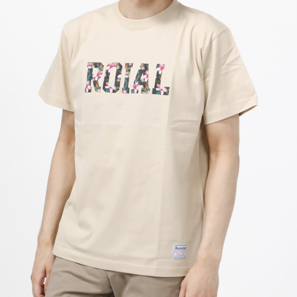 ロイアル メンズ サーフ 半袖Tシャツ フラワーロゴTシャツ R221MST01