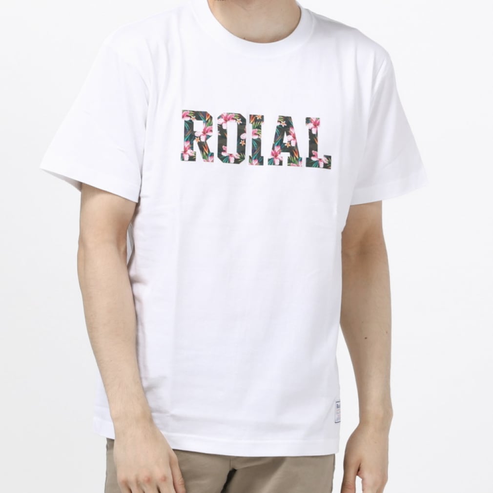 ロイアル メンズ サーフ 半袖Tシャツ フラワーロゴTシャツ R221MST01 roial