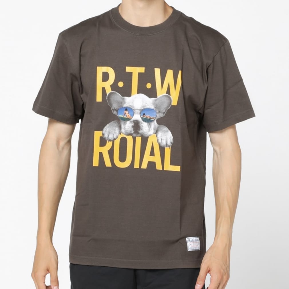 ロイアル メンズ サーフ 半袖Tシャツ DOG Tシャツ R222MST04 roial