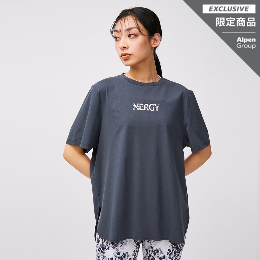 ナージー レディース 半袖 Tシャツ フラワーロゴTシャツ NJM63110