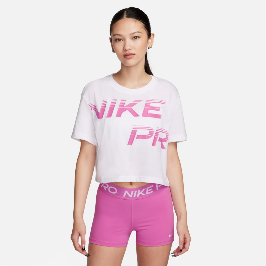 ナイキ レディース 半袖 Tシャツ ウィメンズ PRO グラフィック S/S Tシャツ FQ4986 スポーツウェア ヨガウェア NIKE