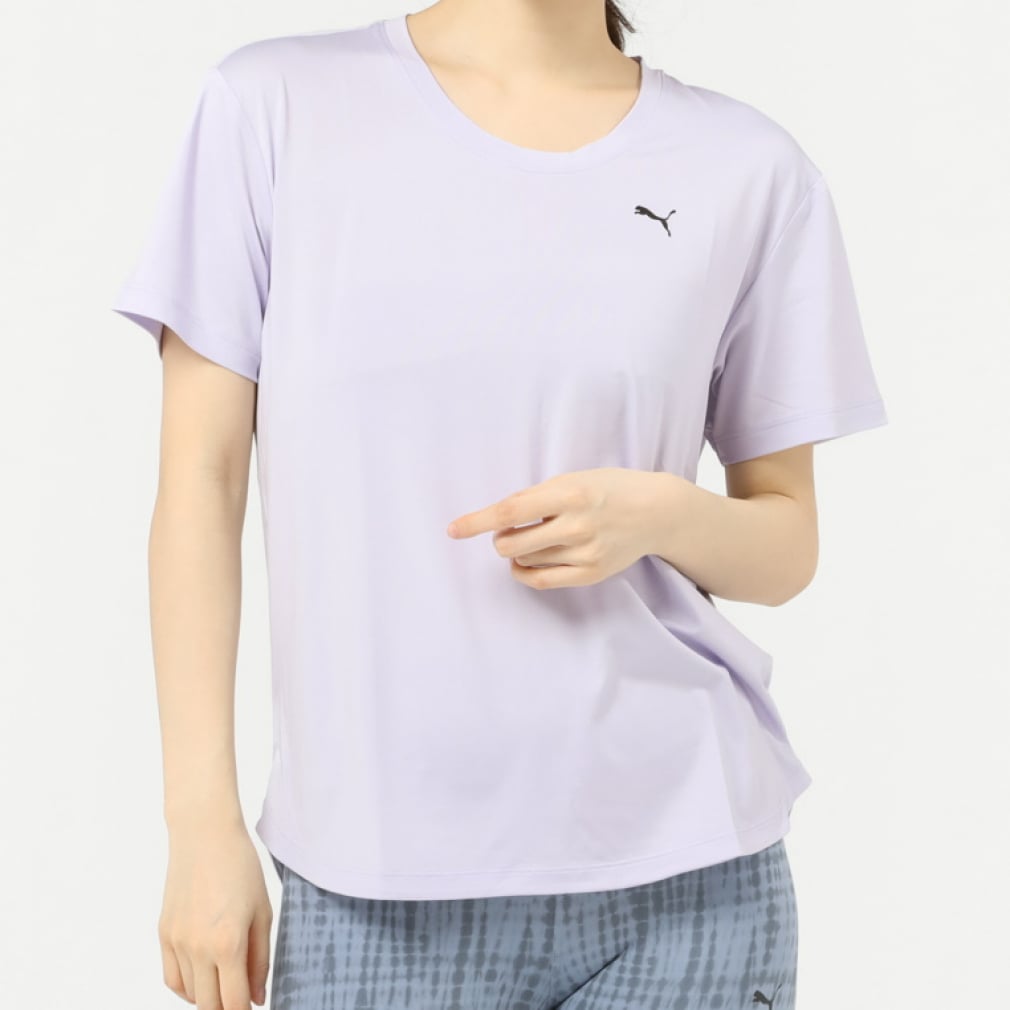 プーマ レディース 半袖 Tシャツ STUDIO YOGINI LITE SS 軽量 Tシャツ