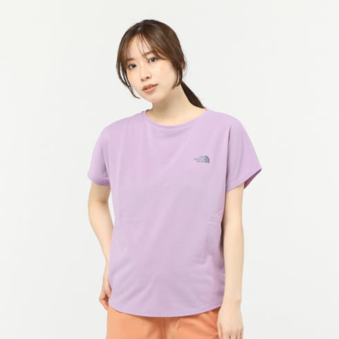 ノースフェイス レディース 半袖 Tシャツ F/S Logo Design Tee フレンチスリーブロゴデザインティー NTW32374  スポーツウェア ヨガウェア THE NORTH FACE