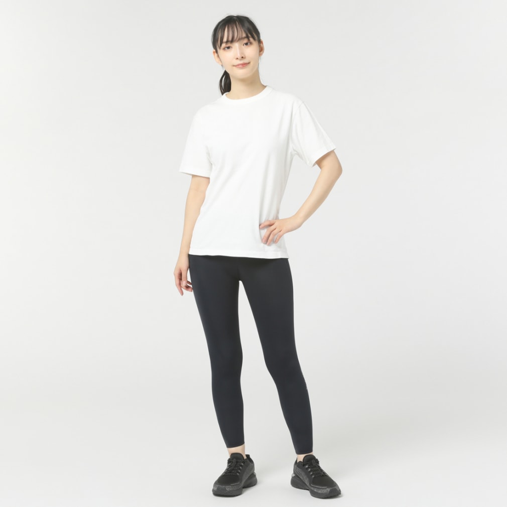 C3fit レディース Compression Long Tights コンプレッション ロングタイツ GCW03355 BK スポーツウェア : ブラック シースリーフィット GOLDWIN ブラック M レディス