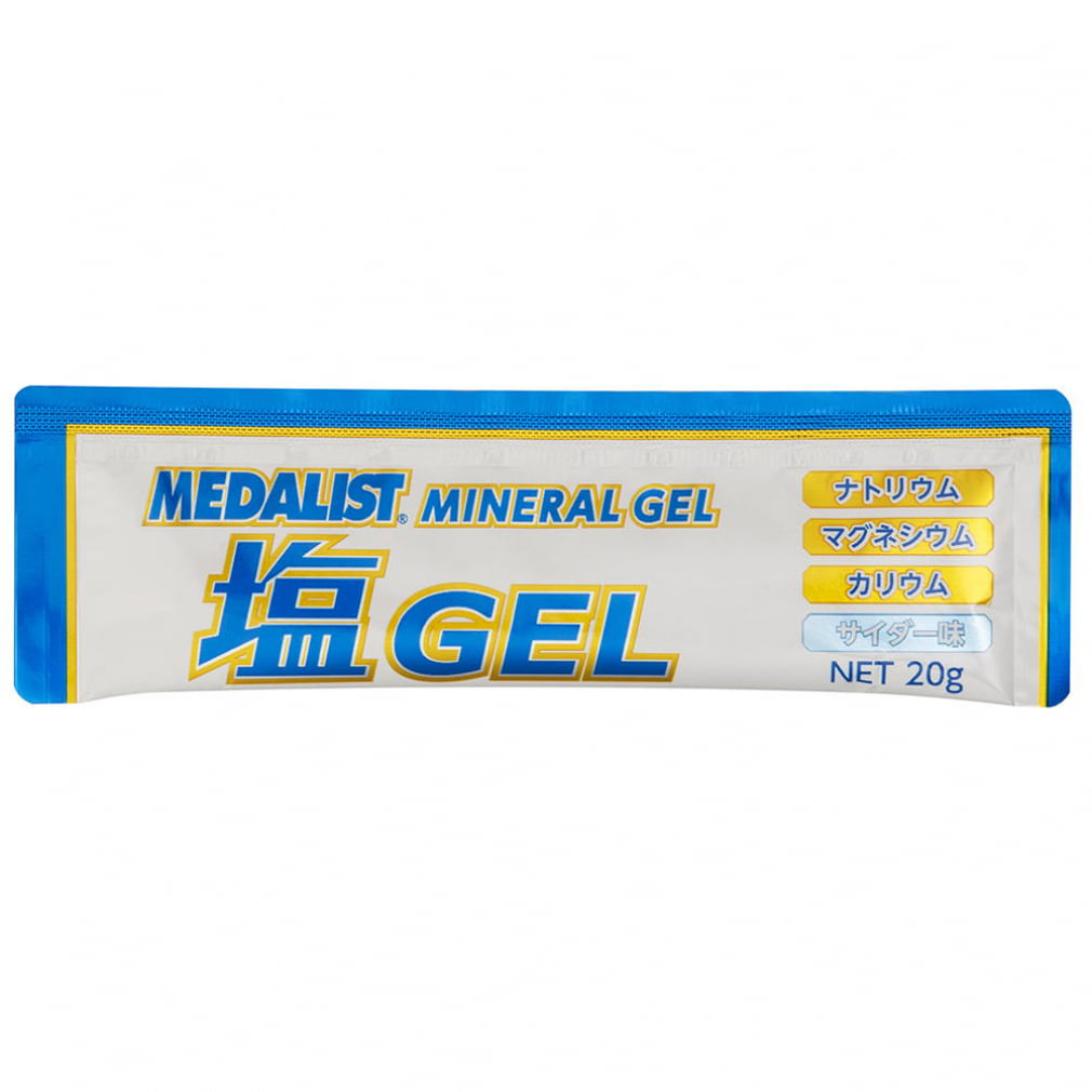 メダリスト MINERAL GEL 塩ジェル サイダー味 トレーニングフード MEDALIST