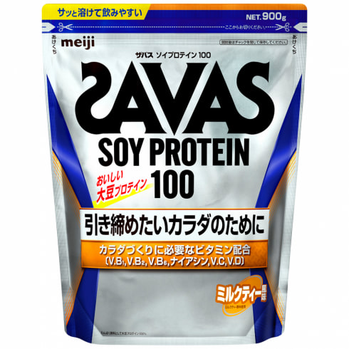 ザバス ソイプロテイン100 ミルクティー風味 900g SAVAS｜公式通販