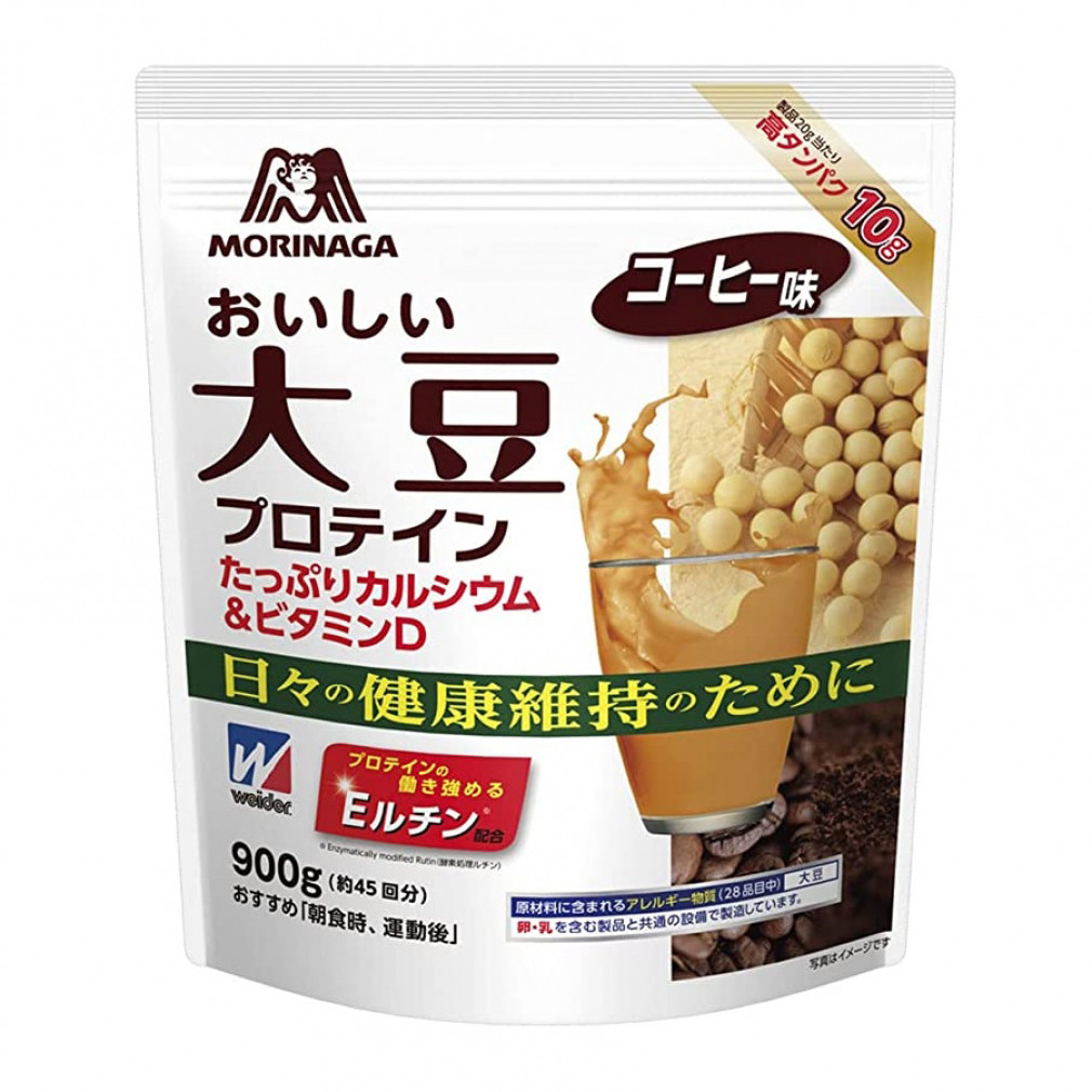 森永製菓 おいしい大豆プロテイン コーヒー味 900g ウイダー weider MORINAGA｜公式通販 アルペングループ オンラインストア