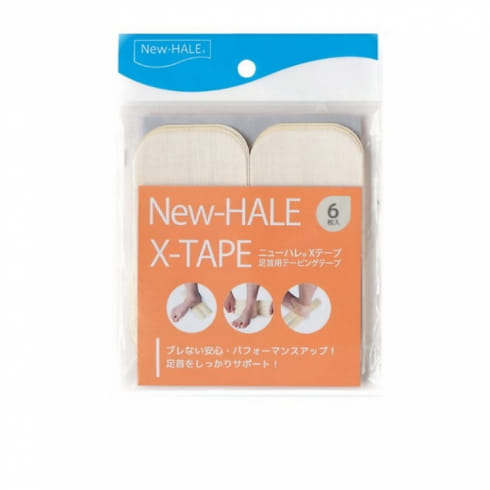 足首用 伸縮テーピング ニューハレXテープ New HALE X-TAPE 6枚入り