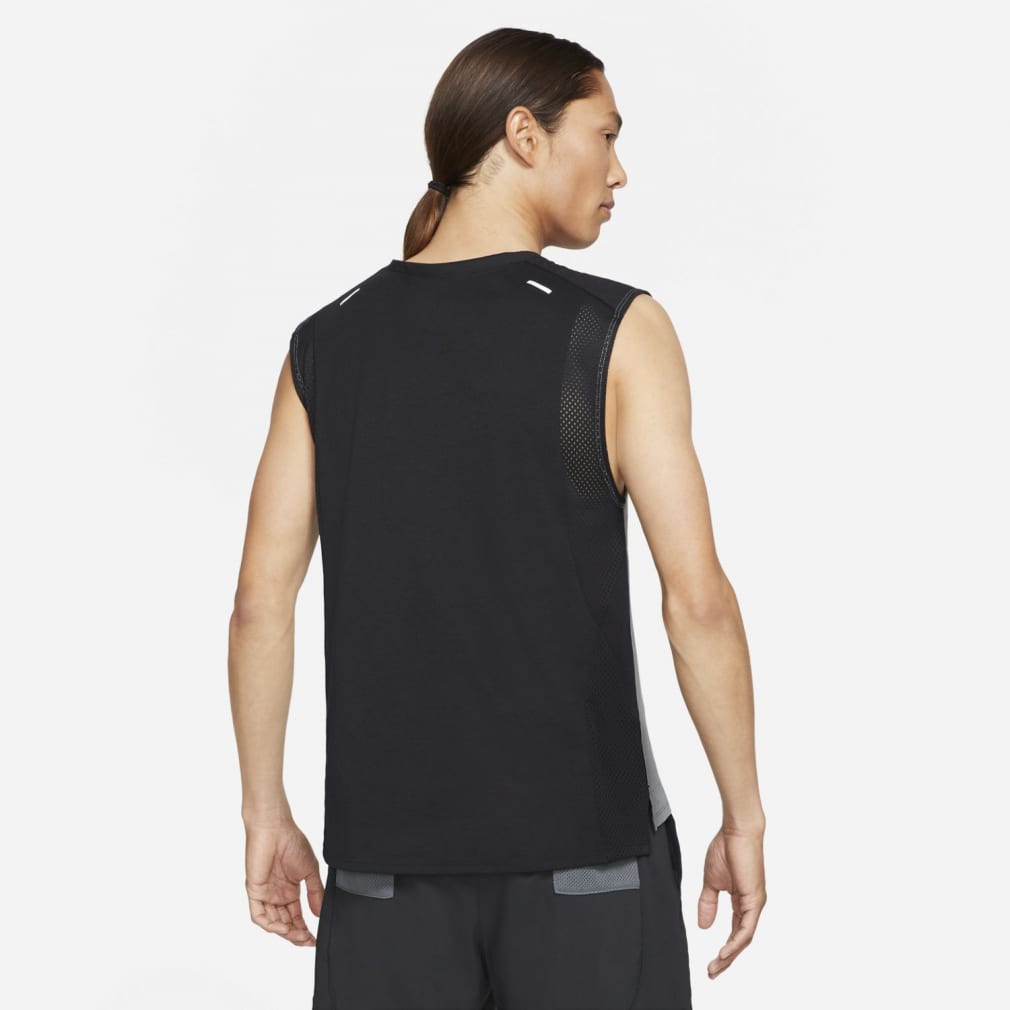 ナイキ メンズ 陸上 ランニング 半袖tシャツ Rise 365 Wr Pr S L トップ Da1172 084 ダークグレー Nike 公式通販 アルペングループ オンラインストア