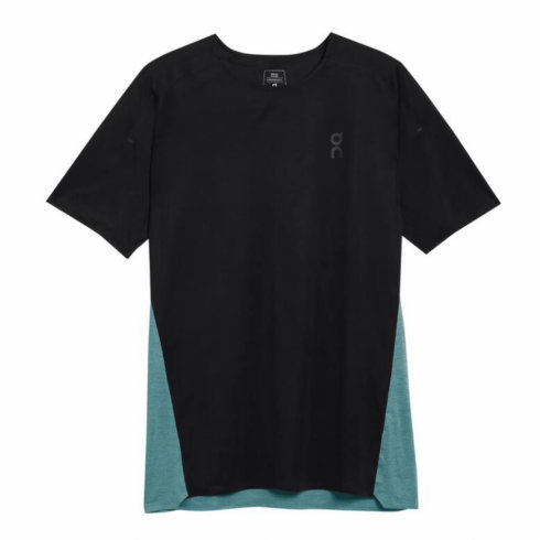 オン メンズ 陸上/ランニング 半袖Tシャツ Performance-T パフォーマンス Tシャツ 102.01299 : ブラック×ブルー On