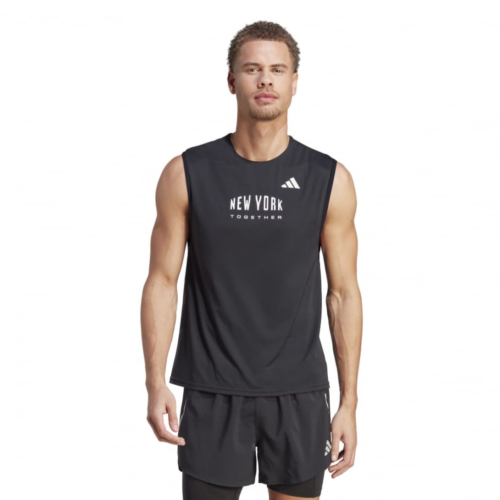 アディダス メンズ レディス 陸上/ランニング 半袖Tシャツ NYC SINGLET