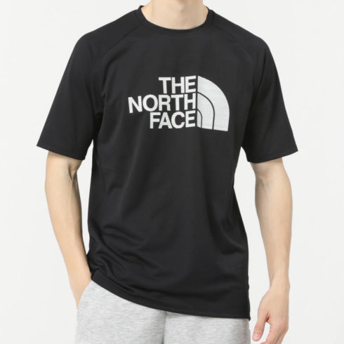 ザ・ノースフェイス メンズ 陸上/ランニング 半袖Tシャツ S/S GTD Logo Crew ショートスリーブGTDロゴクルー NT12376 :  ブラック THE NORTH FACE