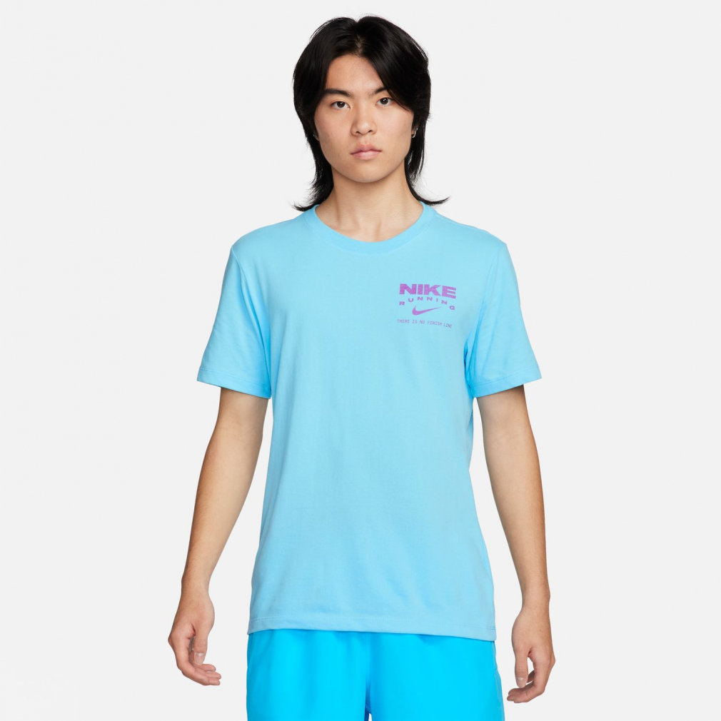 ナイキ メンズ 陸上/ランニング 半袖Tシャツ Dri-FIT トラック クラブ S/S Tシャツ FQ3919-407 : ブルー NIKE