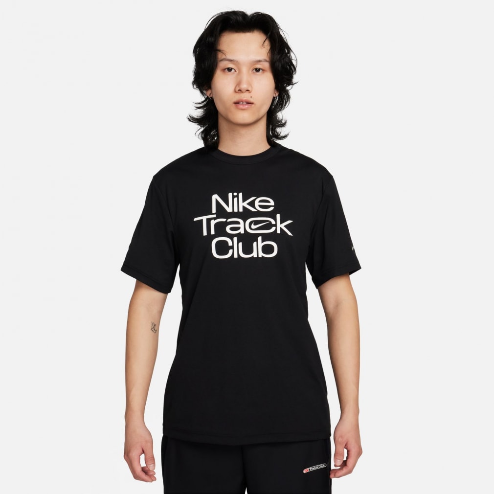 ナイキ メンズ 陸上/ランニング 半袖Tシャツ DF トラック クラブ HYVERSE S/S トップ FB5513-010 : ブラック NIKE