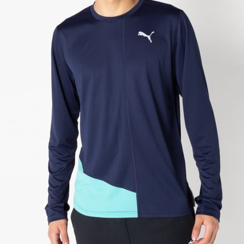 プーマ メンズ 陸上 ランニング 長袖tシャツ Favoriteイグナイト Ls Tシャツ 10 ブルー Puma 公式通販 アルペングループ オンラインストア