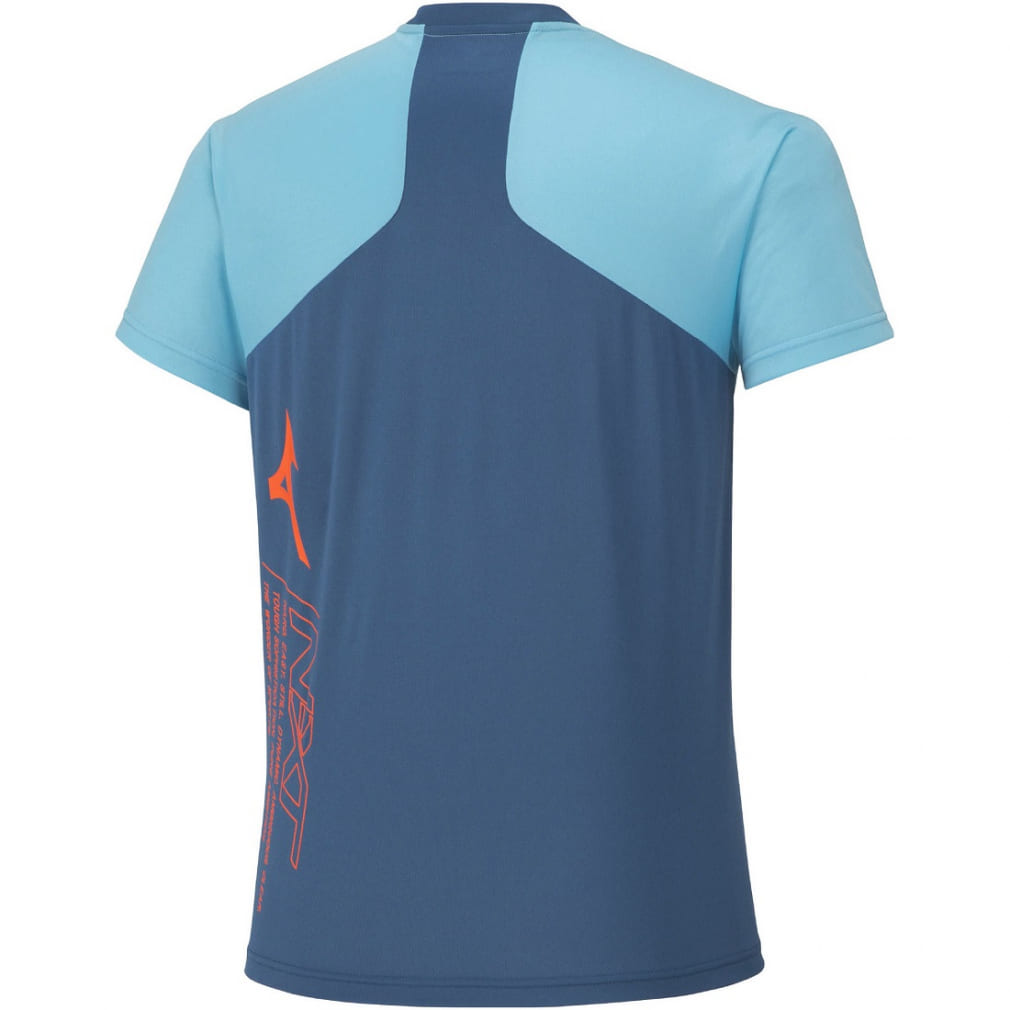 ミズノ メンズ 陸上/ランニング 半袖Tシャツ NXTプラクティスシャツ U2MAA01527 : ペールブルー MIZUNO