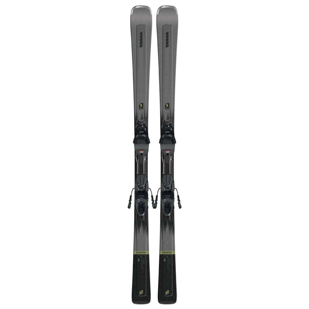 ケーツー DISRUPTION 76 QUIKCLIK FREE S230604601 23-24年モデル メンズ スキー 板 ビンディング付き :  グレー×ブラック K2