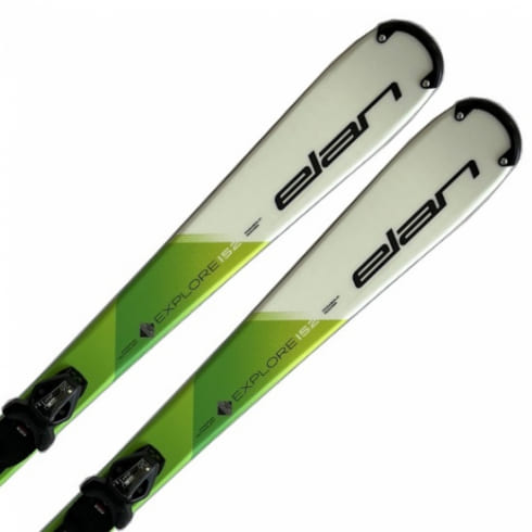 カザマ EXPLORE X GRN FLAT 22-23年モデル メンズ スキー 板 ビンディング付き : グリーン×ホワイト KAZAMA