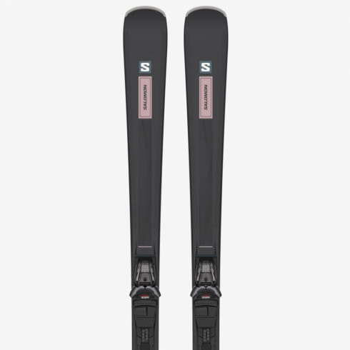 サロモン S/MAX N°8 ＋ M11 GW L47039800 22-23年モデル レディース スキー 板 ビンディング付き : ブラック×レッド SALOMON wi_cp