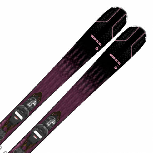 ロシニョール EXPERIENCE 84 AI W RAJFI03 20-21年モデル レディース スキー 板 ビンディング付き : ブラック×パープル ROSSIGNOL wi_cp