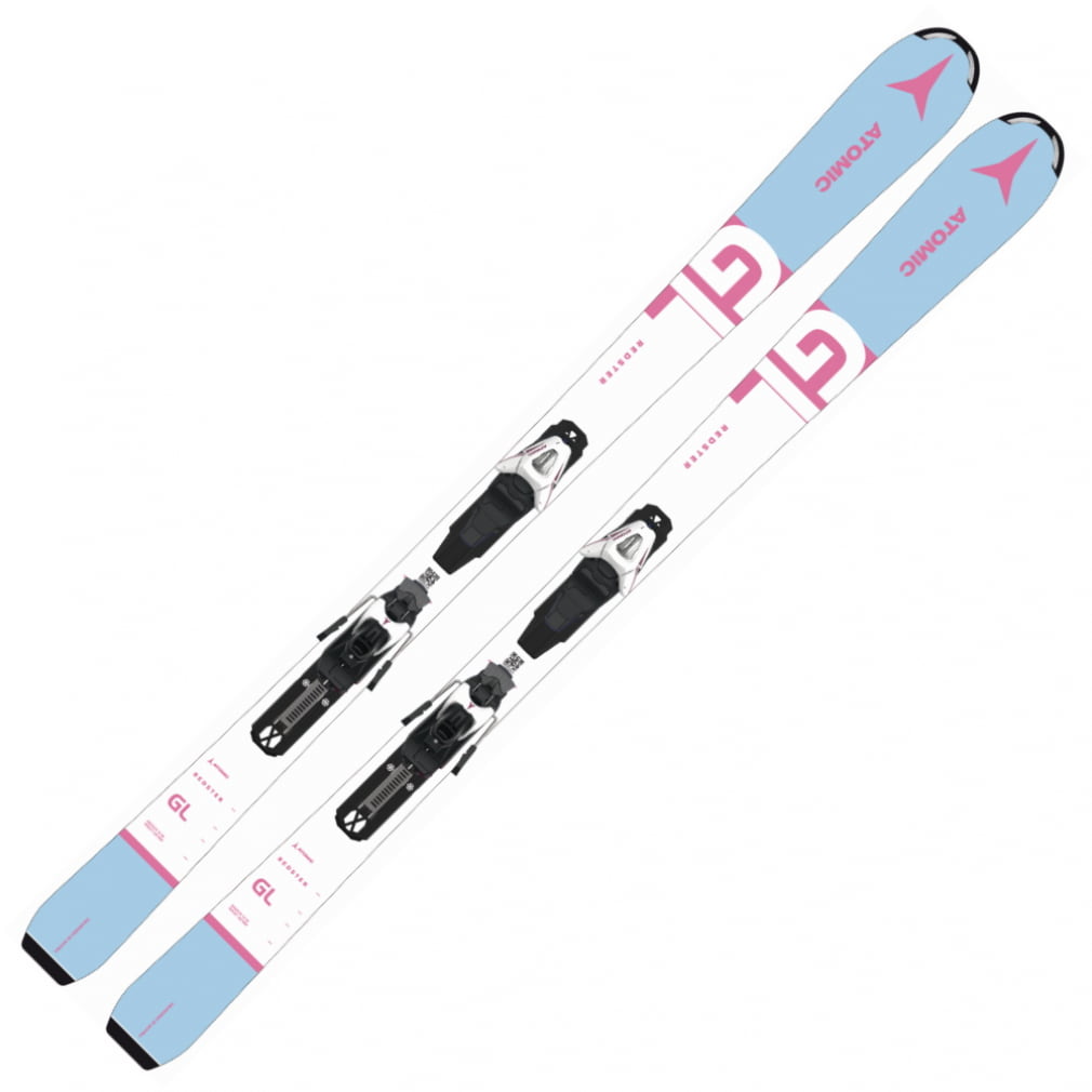アトミック Redster GL ＋ C 5 GW AASS03174 22-23年モデル ジュニア キッズ 子供 スキー 板 ビンディング付き :  ペールブルー×ホワイト ATOMIC