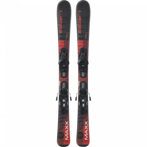 エラン MAXX BR JRS AFDJNY22 22-23年モデル ジュニア キッズ 子供 スキー 板 ビンディング付き : ブラック×レッド ELAN