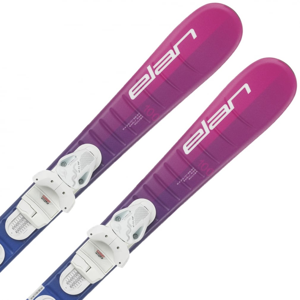 スキー板 キッズ ジュニア エラン 22-23 elan JETT   EL 4.5 GW こども用 オールラウンド スキーセット 金具付き 日本正規品