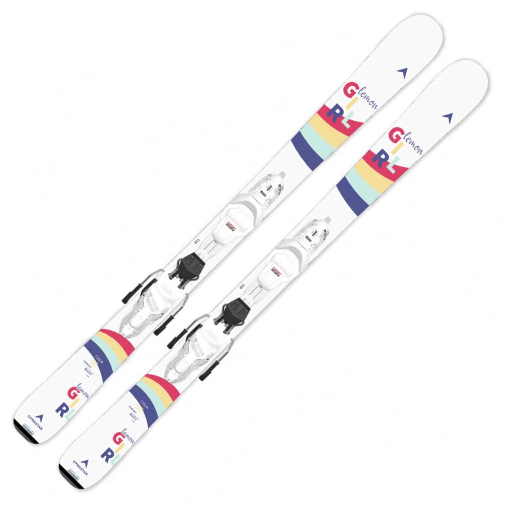 ディナスタースキー LEMON GIRL KID-X DALJC01 23-24年モデル ジュニア キッズ・子供 スキー 板 ビンディング付き :  ホワイト DYNASTAR wi_cp