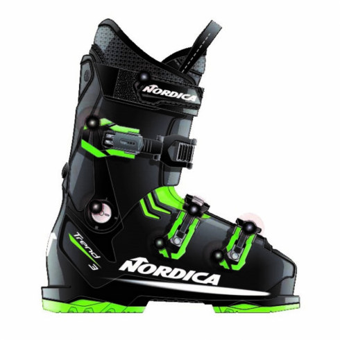 ノルディカ TREND 3 050718006R メンズ スキー ブーツ : ブラック×グリーン NORDICA