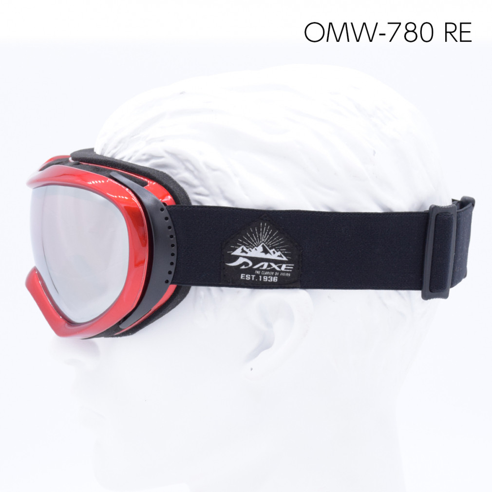 アックス OMW-780 RE スキー/スノーボード ゴーグル : レッド AXE｜公式通販 アルペングループ オンラインストア