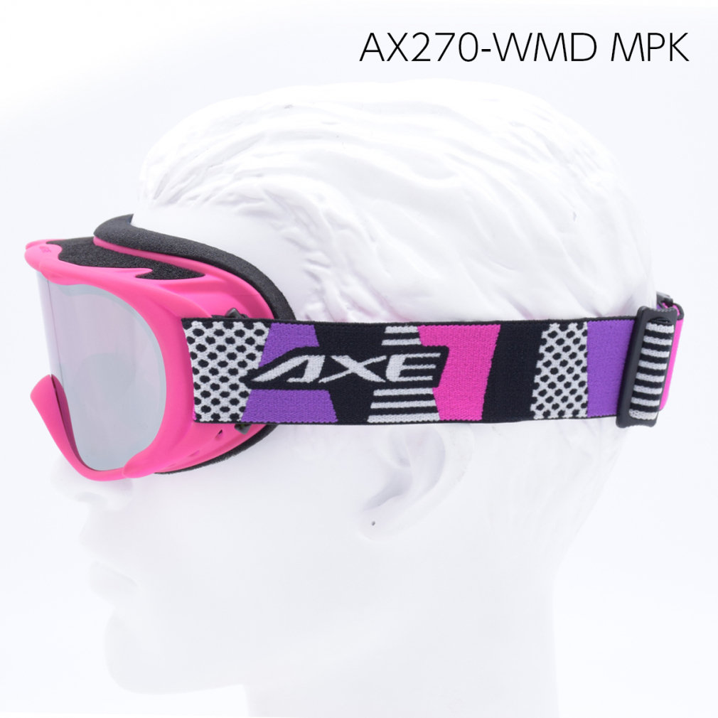 アックス AX270-WMD MPK ジュニア キッズ 子供 スキー/スノーボード ティーンズ ゴーグル : マットピンク AXE｜公式通販  アルペングループ オンラインストア