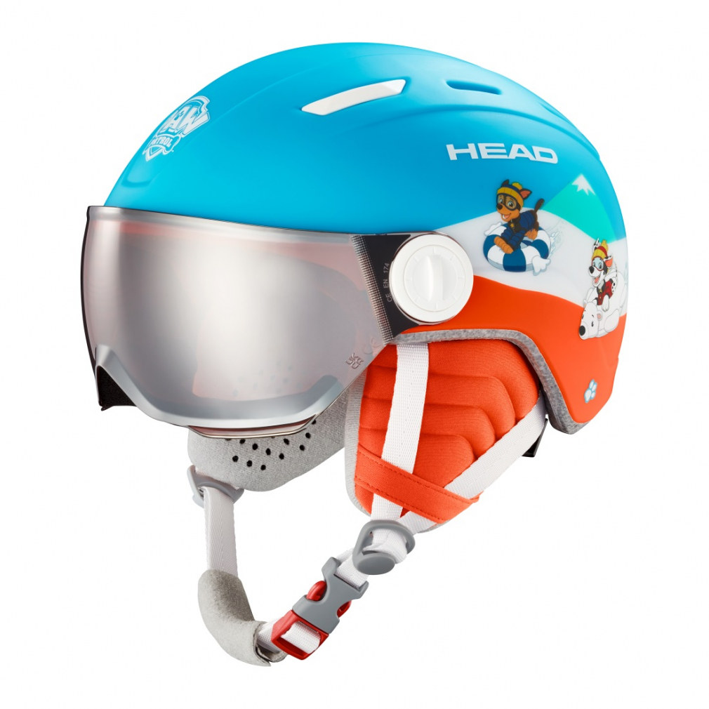 キッズ　ヘルメット　328113　オンラインストア　HEAD｜公式通販　MOJO　子供　アルペングループ　スキー/スノーボード　ジュニア　ヘッド　モジョバイザーパウパトロール　VISOR　ターコイズブルー