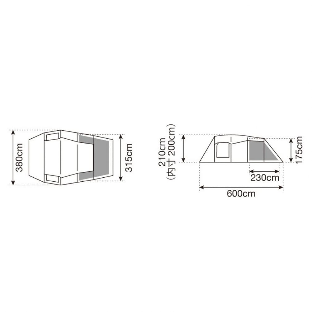 スノーピーク エントリー2ルームエルフィールド TP-880R キャンプ ドームテント snow peak camp_peg｜公式通販  アルペングループ オンラインストア