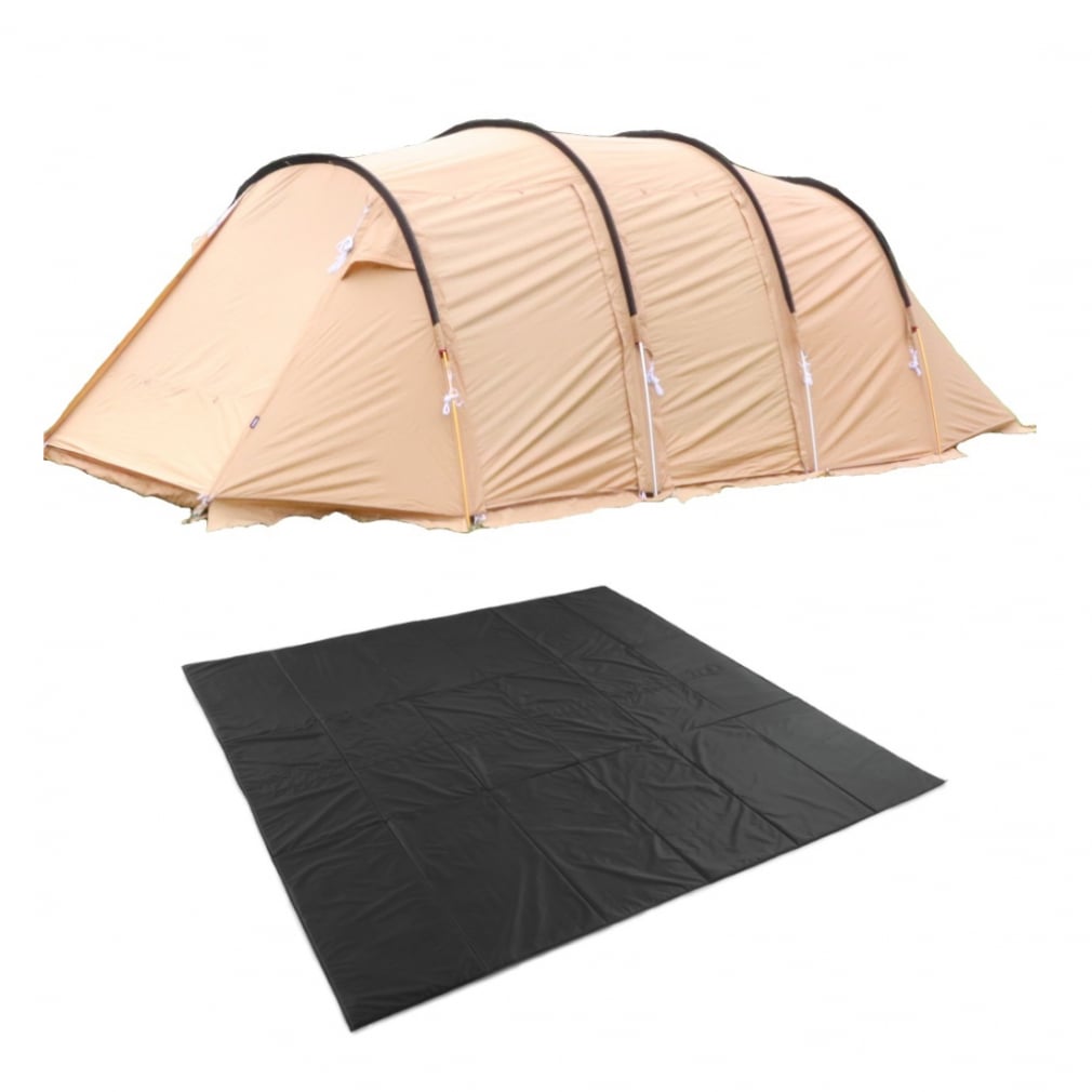 イグニオ 2ルーム型テント ＆ 折り畳み式テントフロアーマット セット 
