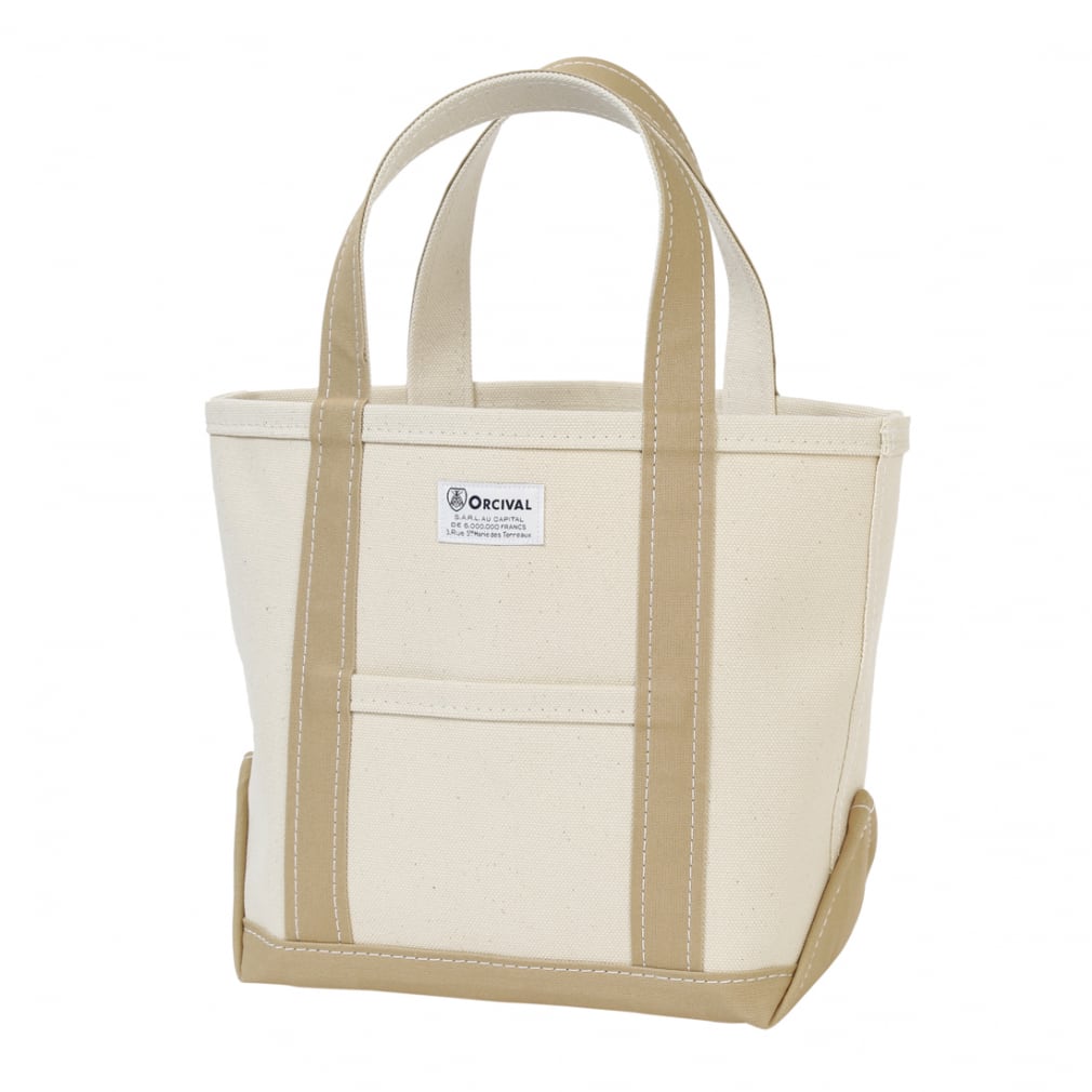 オーシバル HANPU TOTE BAG SMALL RC-7060HVC トレッキング トートバッグ : ECRU×MEDIUM BEIGE  ORCIVAL