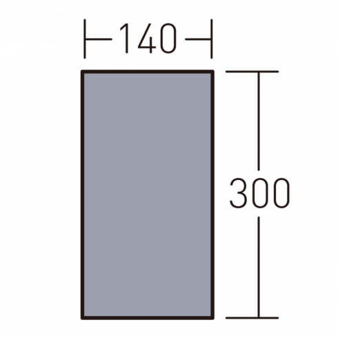 オガワ グランドマット1430(アポロン二人用インナー) 3895 キャンプ