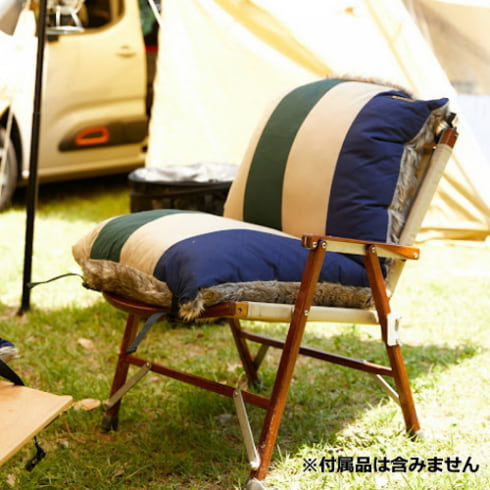 ヴァンライフサプライ FOLDING CHAIR SOFA CHUSION ストライプ 821-35S