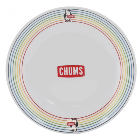 チャムス Melamine Dinner Plate メラミンディナープレート Ch62 1241 Z021 キャンプ 食器 Rainbow Chums 公式通販 アルペングループ オンラインストア