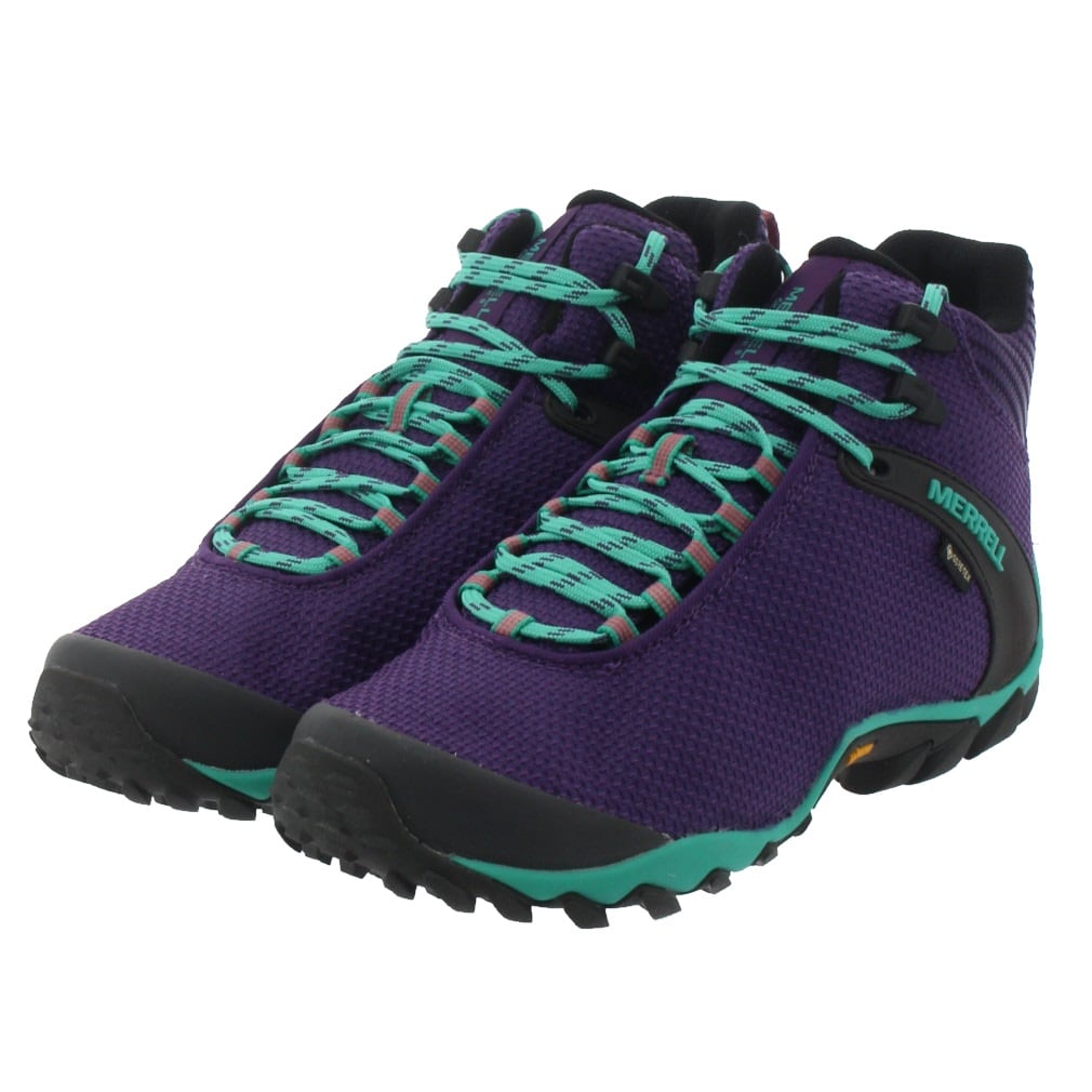 メレル カメレオン8ストームミッド ゴアテックス Chameleon 8 Storm Mid Gore Tex J レディース トレッキング シューズ パープル Merrell 公式通販 アルペングループ オンラインストア