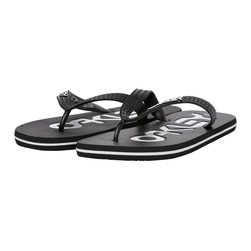 オークリー COLLEGE FLIP FLOP FOF100255 02E メンズ マリン ビーチサンダル : ブラック OAKLEY