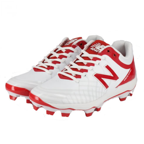 ニューバランス Pl4040v5 Pl4040d メンズ 野球 スパイクシューズ D ホワイト レッド New Balance 公式通販 アルペングループ オンラインストア