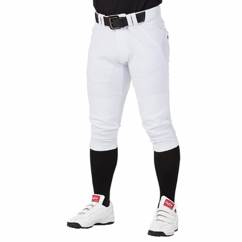 ローリングス ジュニア(キッズ・子供) 野球 練習用パンツ 4D8+plus ウルトラハイパーストレッチパンツ ショートフィット SF : ホワイト  Rawlings