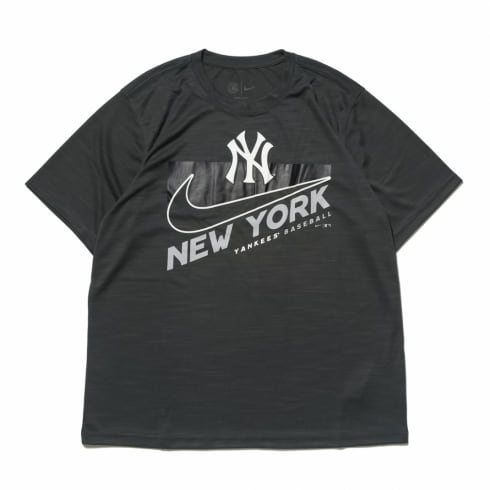 トップスナイキ MLB オフィシャル ニューヨーク ヤンキース 長袖 Tシャツ XL 灰